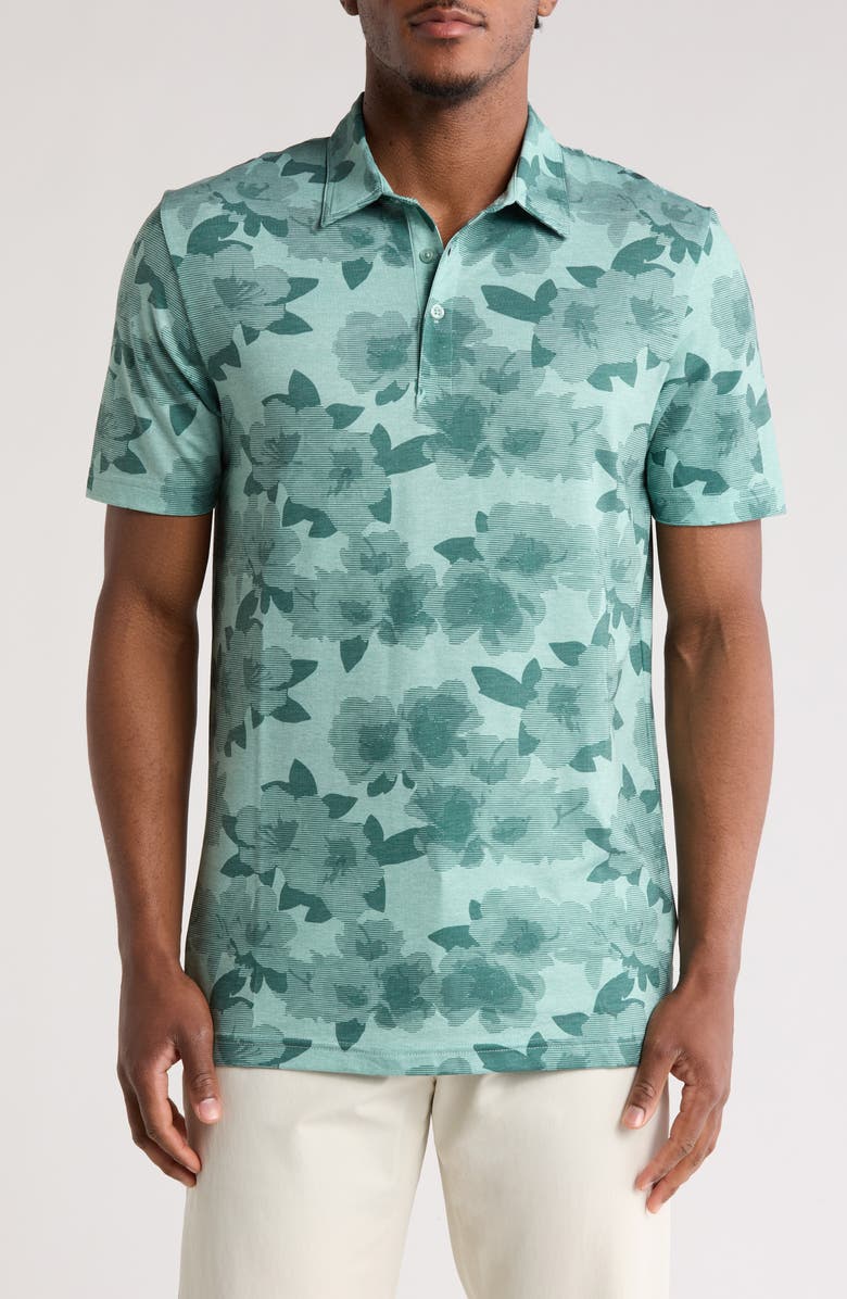 TravisMathew Standing Invite Polo, Main, color, Beryl Green