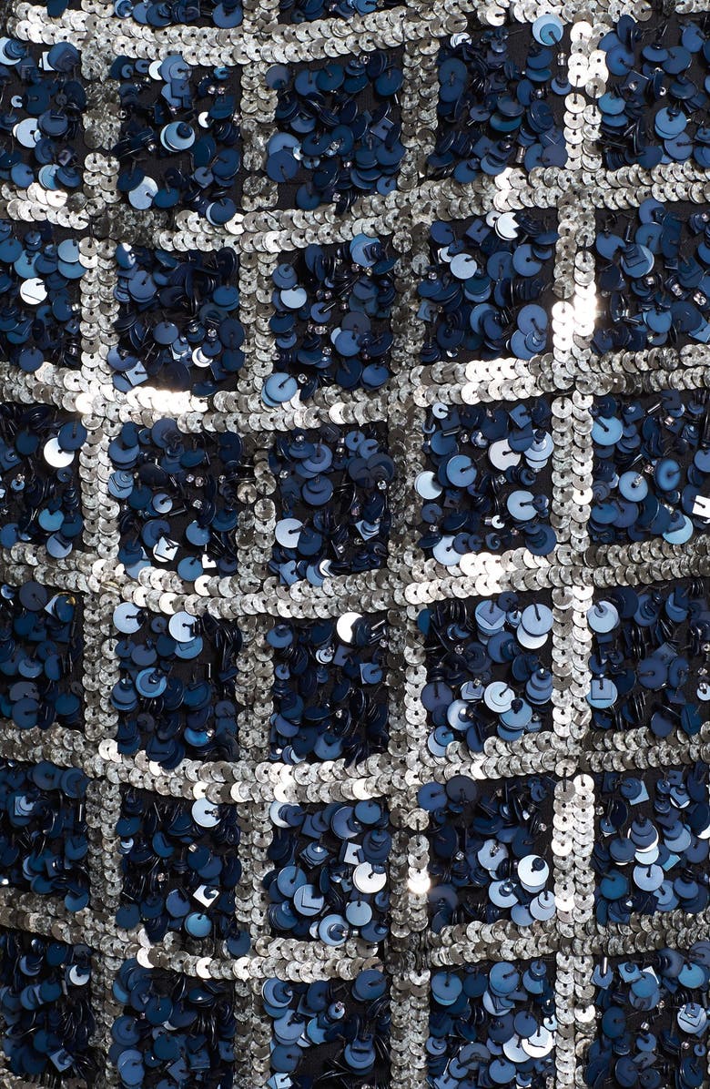 St. John Collection Hand Beaded Plaid Jacket, Alternate, color, 