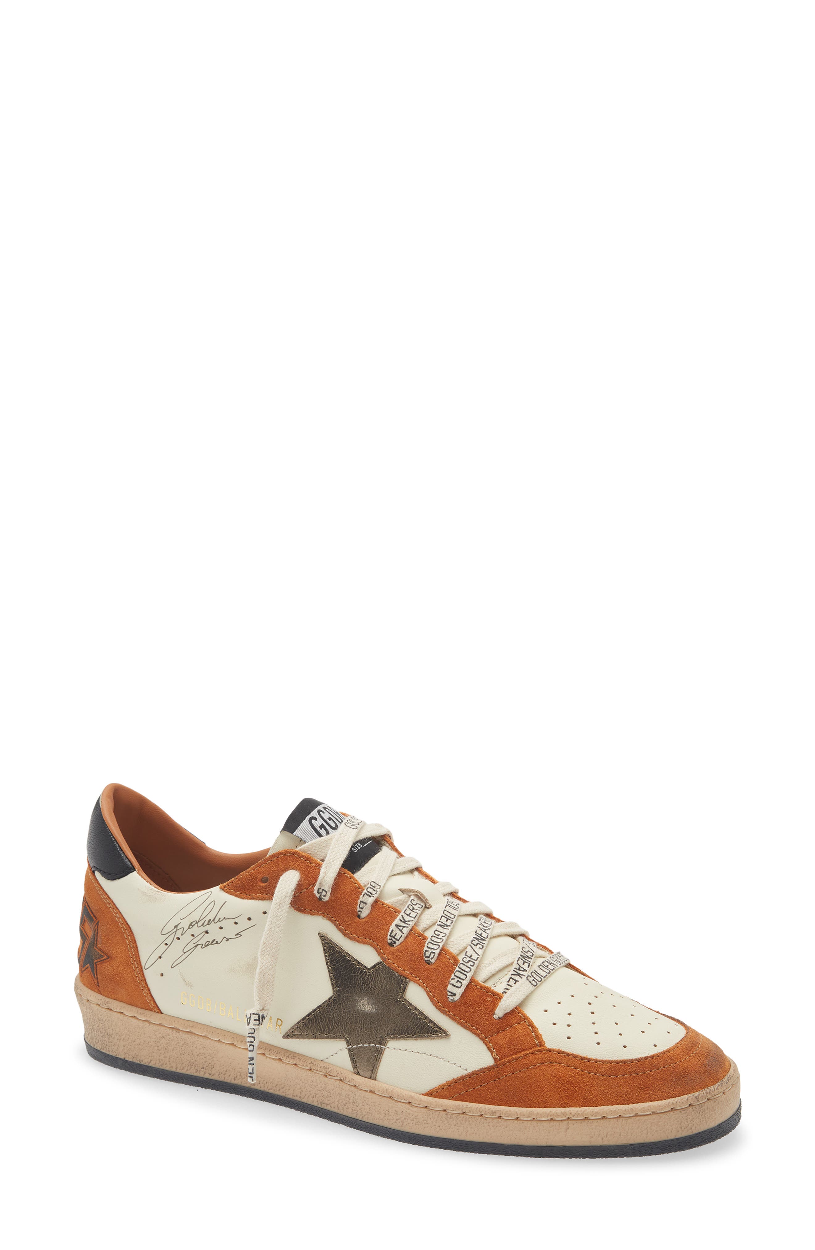 Golden Goose Ball Star Sneaker, Main, color, 