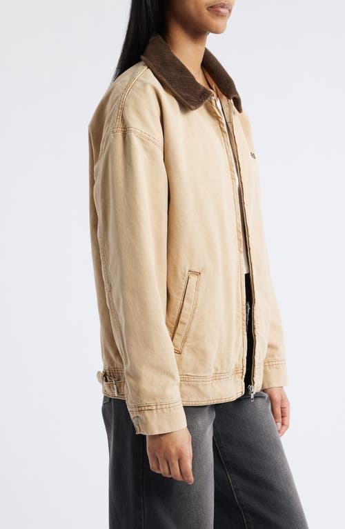 Bdg Urban Outfitters Dex Corduroy Collar Canvas Jacket