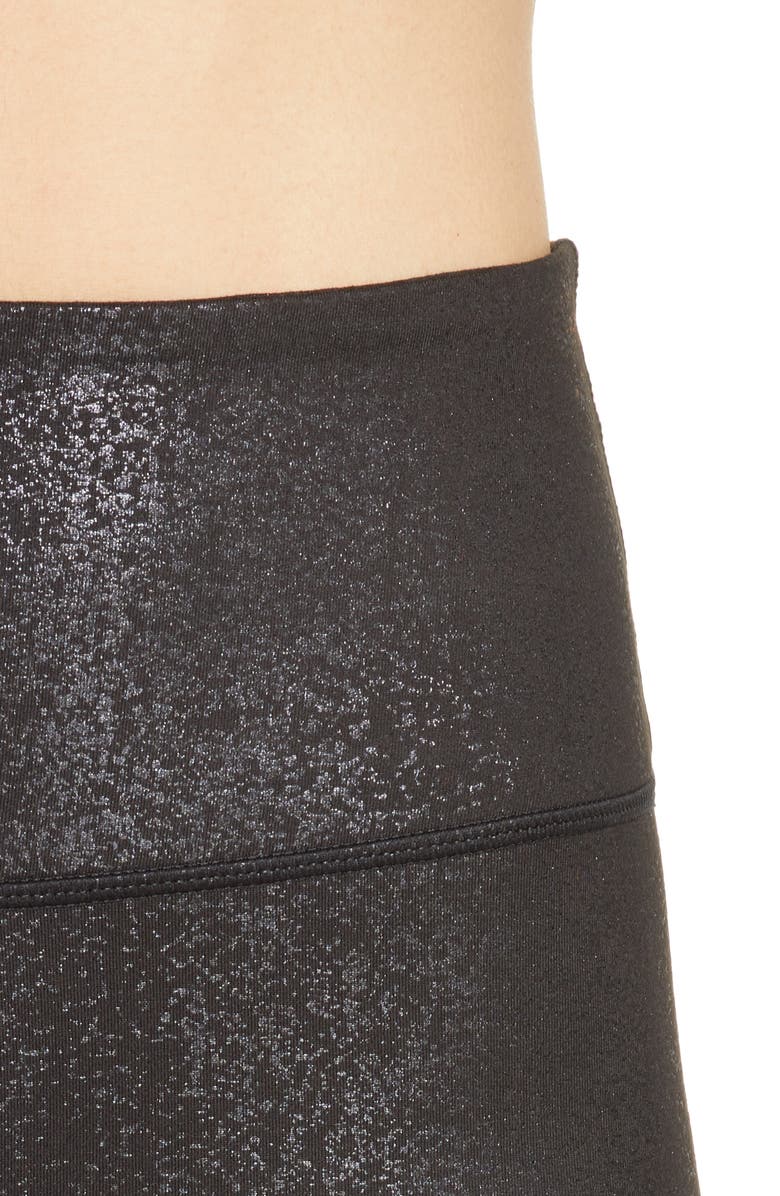 Zella Live In Metallic Print High Waist Leggings, Alternate, color, 