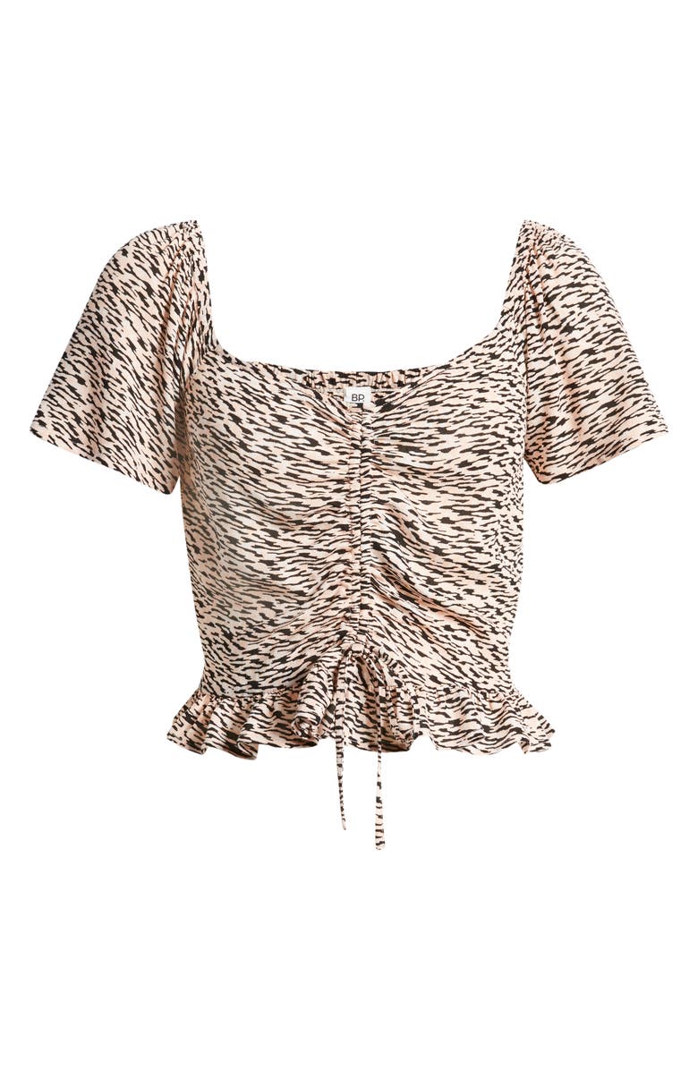 BP. Cinched Ruffle Crop Top, Alternate, color, 