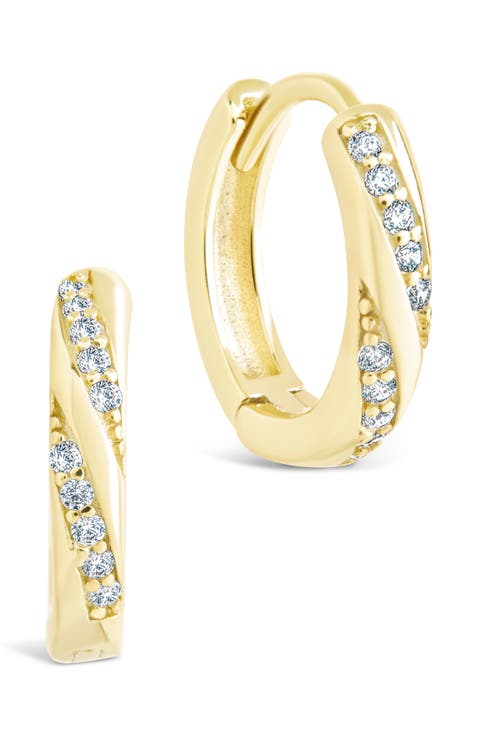 Adelise Cubic Zirconia Hoop Earrings