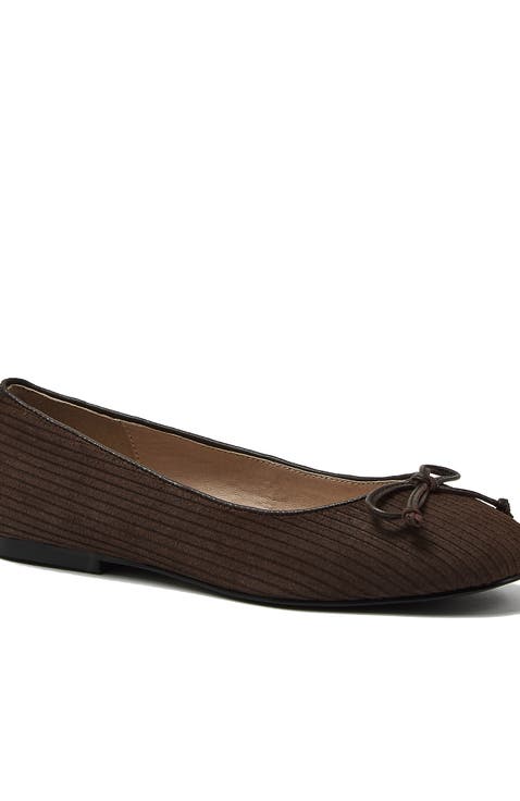 Essential Corduroy Ballet Flats