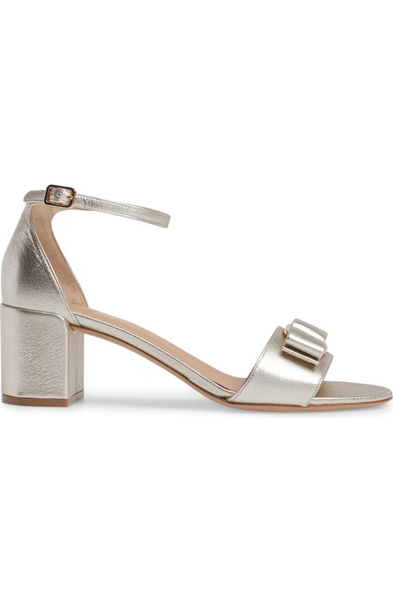 FERRAGAMO Salvatore Ferragamo Gavina Block Heel Bow Sandal, Alternate, color,