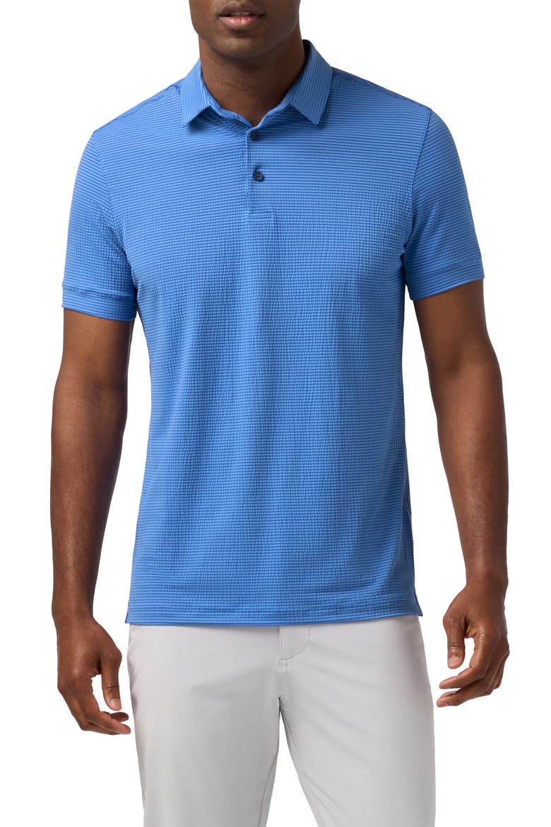 Copa Trim Fit Performance Polo, Main, color, SKYLINE BLUE