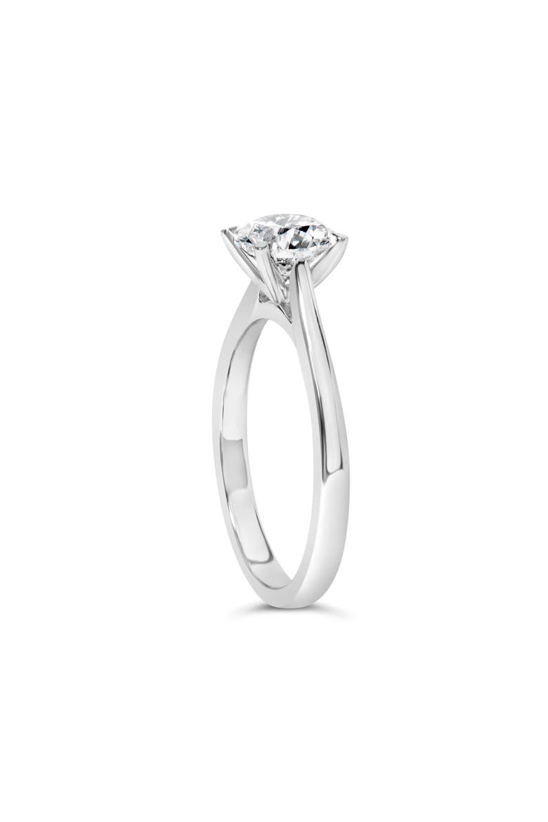 14K White Gold 1.0 Cttw Eagle Claw Set Lab Grown Diamond Engagement Ring, Alternate, color, White