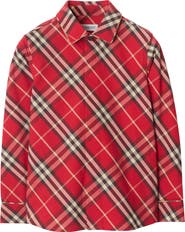 Burberry Check Cotton Shirt