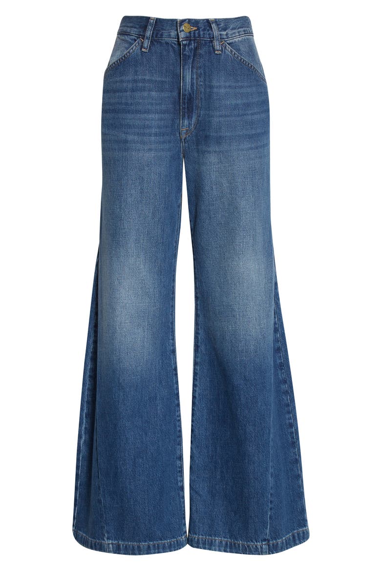 Le Baggy High Waist Wide Leg Jeans, Alternate, color, SEAFARER