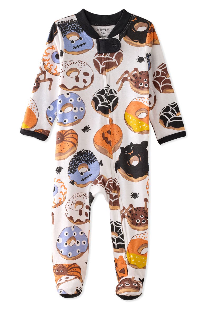 Scout Sleep & Play Fitted One-Piece Organic Cotton Footie Pajamas, Main, color, SPOOKY SWEET