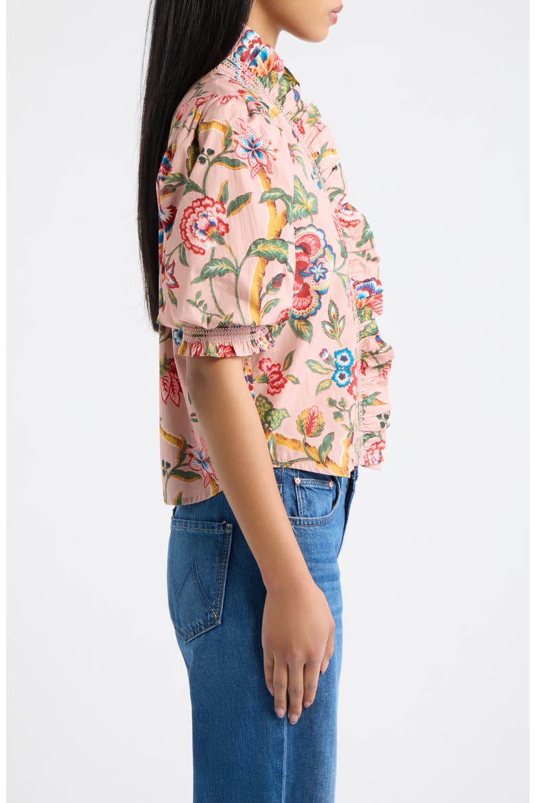 Zuri Ruffle Top, Alternate, color, JESSA FLORAL PRINT