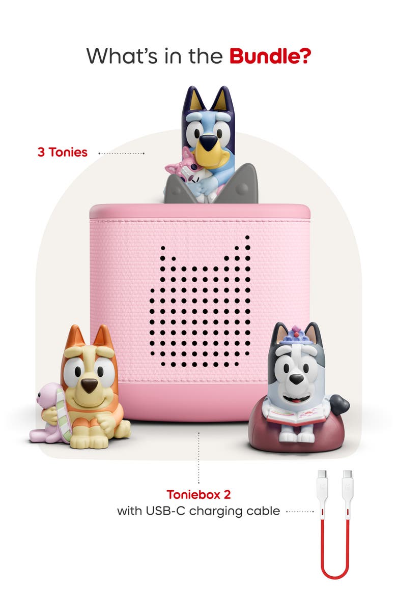 Kids' Bluey Bundle Audio Player Set, Alternate, color, MULTICOLOR