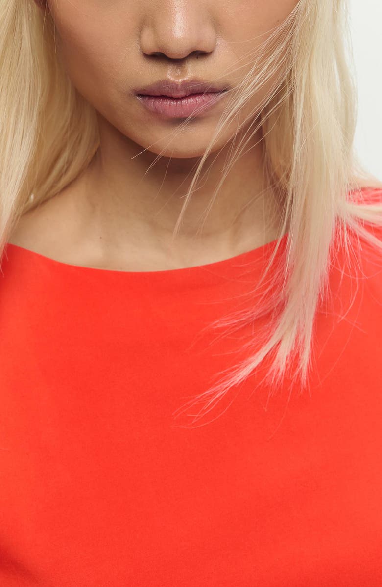 Desigual Floral Ruched Side Midi Dress, Alternate, color, 