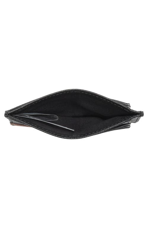 Cole Haan Veronique Leather Card Case In Multi