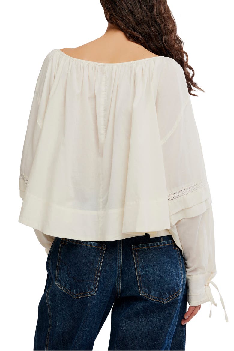We The Free La Lune Cotton Top, Alternate, color, TOFU