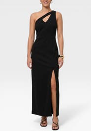 RACHEL Rachel Roy Lara One-Shoulder Cutout Maxi Dress