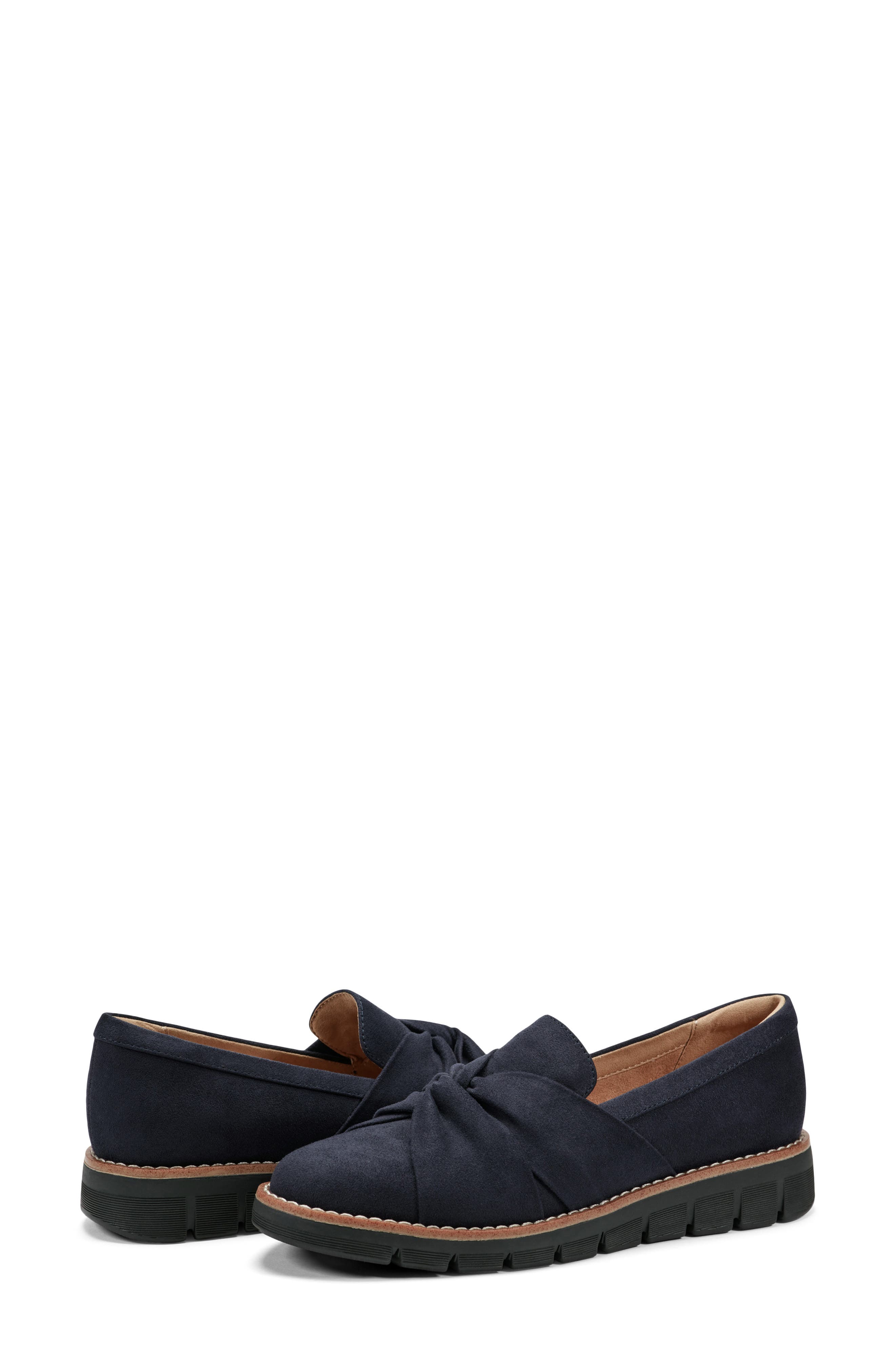 Vitalia Loafer, Alternate, color, DARK BLUE