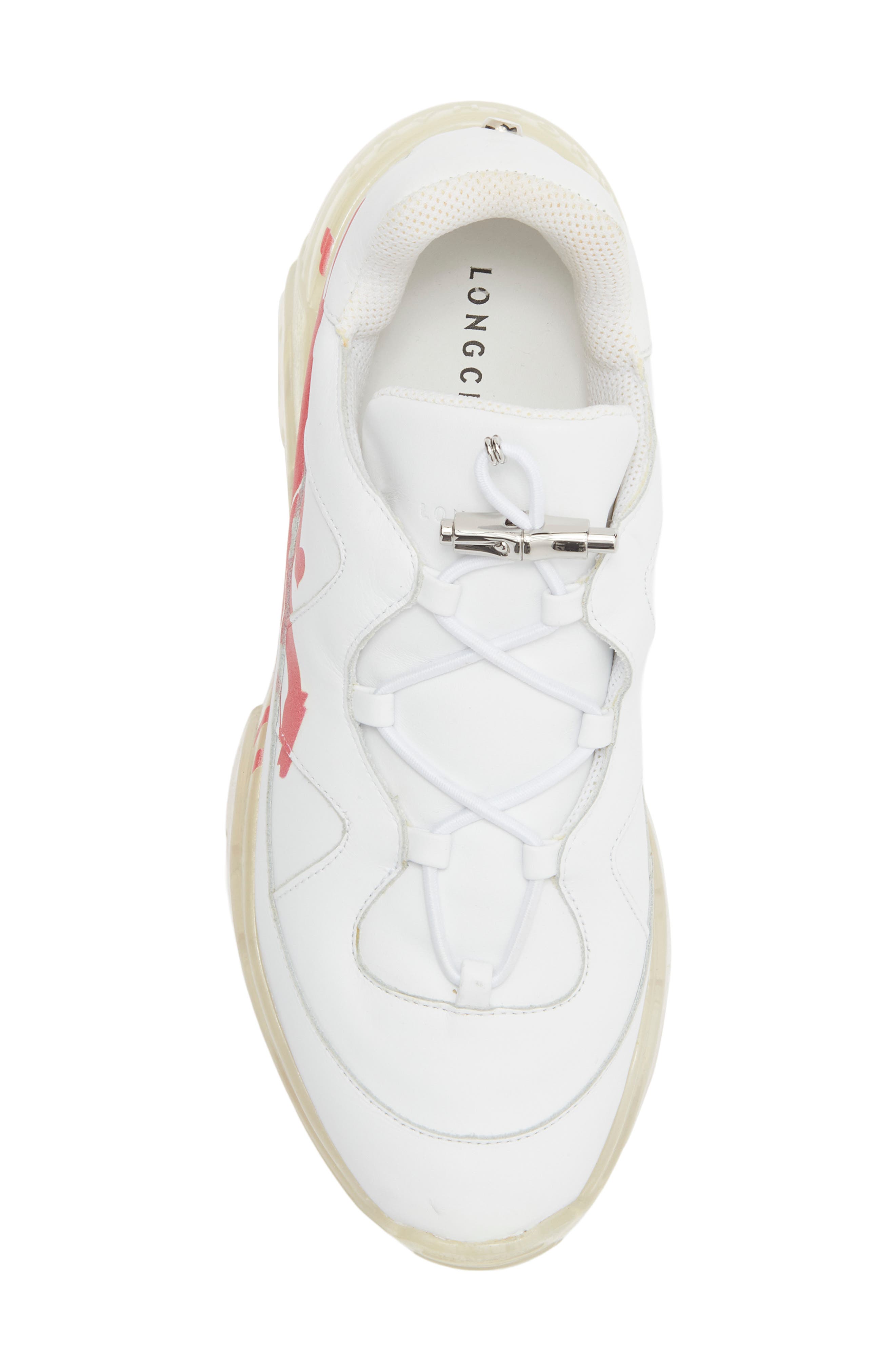 Longchamp Toggle Sneaker, Alternate, color, Red