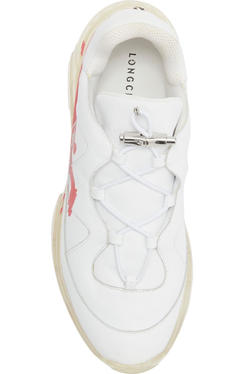 Longchamp Toggle Sneaker, Alternate, color, Red