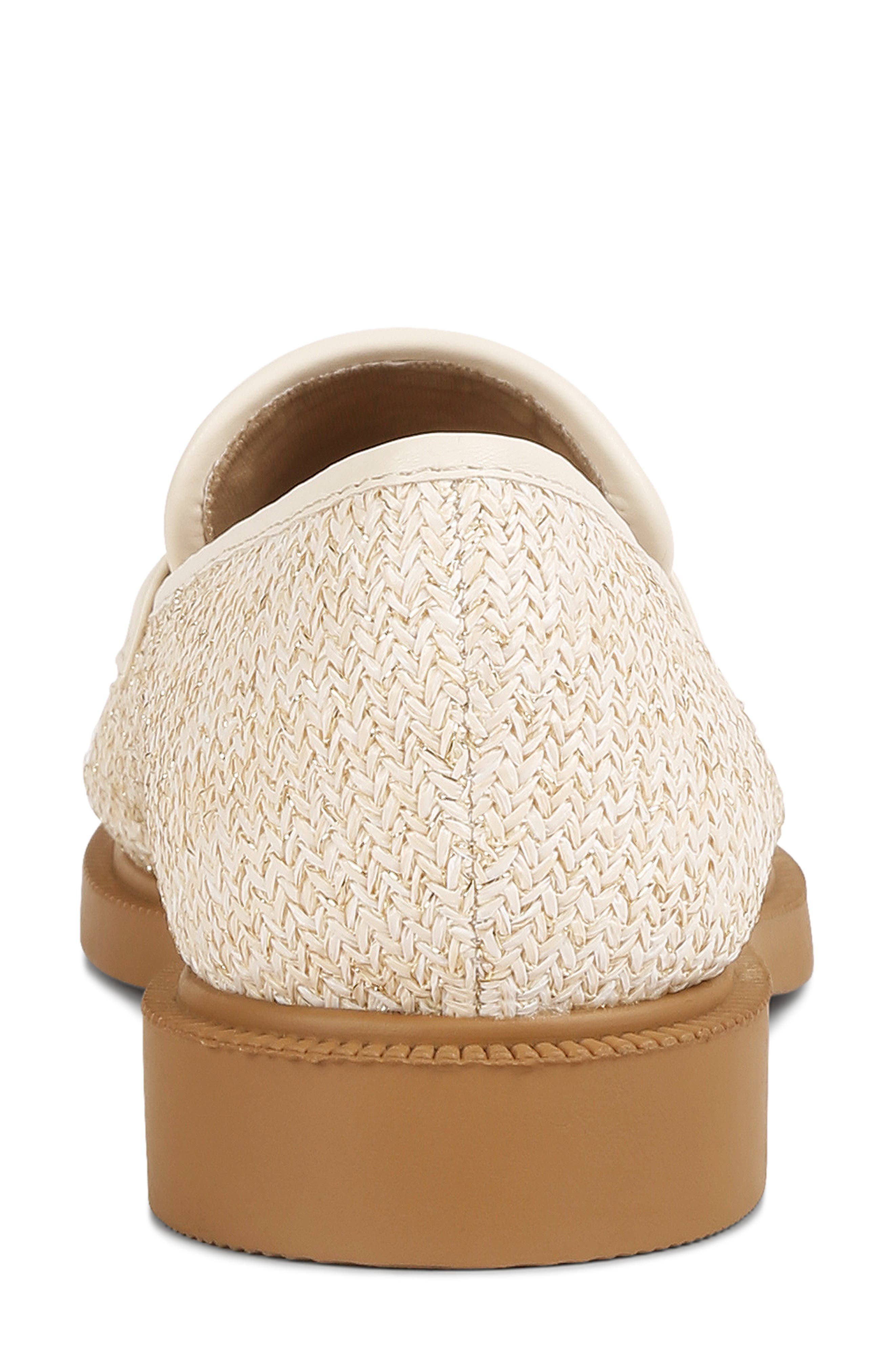 LONDON RAG Foxford Tassel Raffia Loafer, Alternate, color, Cream