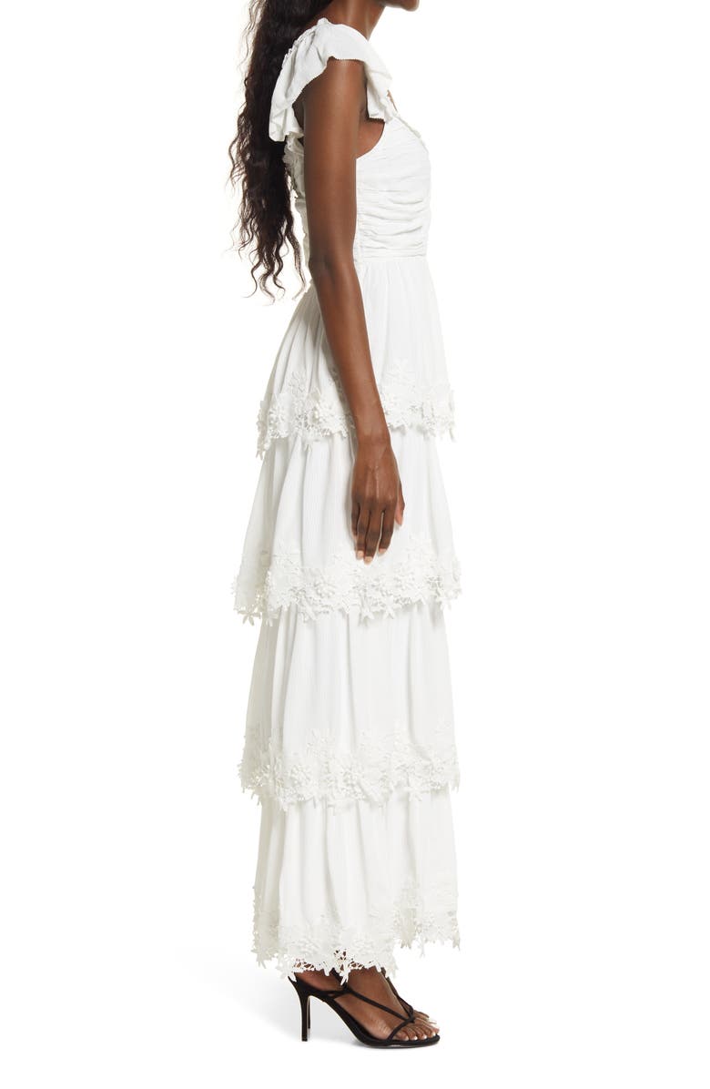 Saylor Narcissa Tiered Maxi Dress, Alternate, color, 