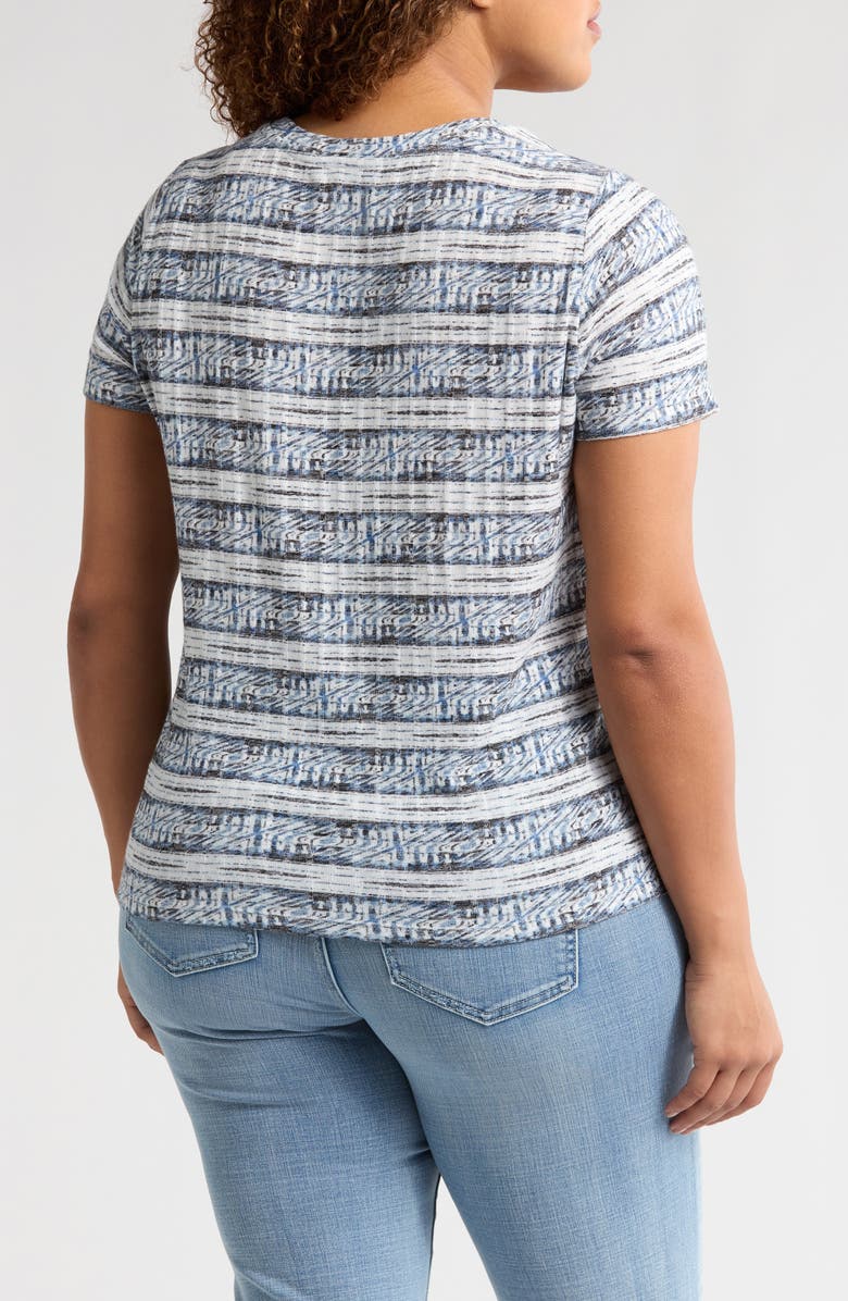 Liverpool Los Angeles Short Sleeve Scoop Neck Knit Top, Alternate, color, 