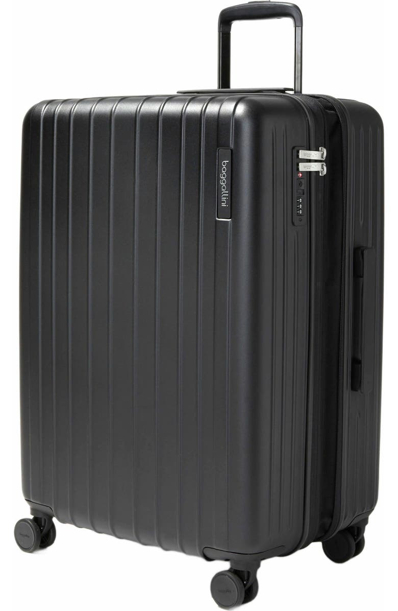 BAGGALLINI 26 in. 4 Wheel Large Hardshell Luggage, Alternate, color, Black