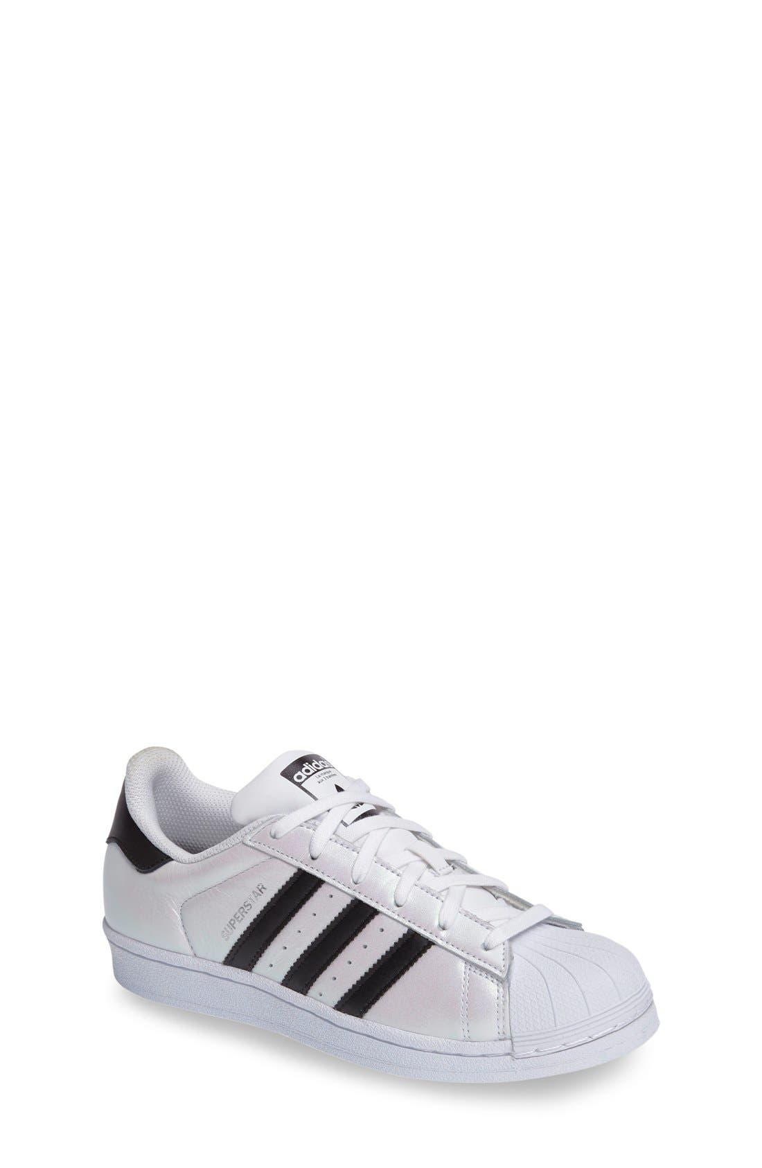 adidas Superstar Metallic Sneaker, Main, color, 