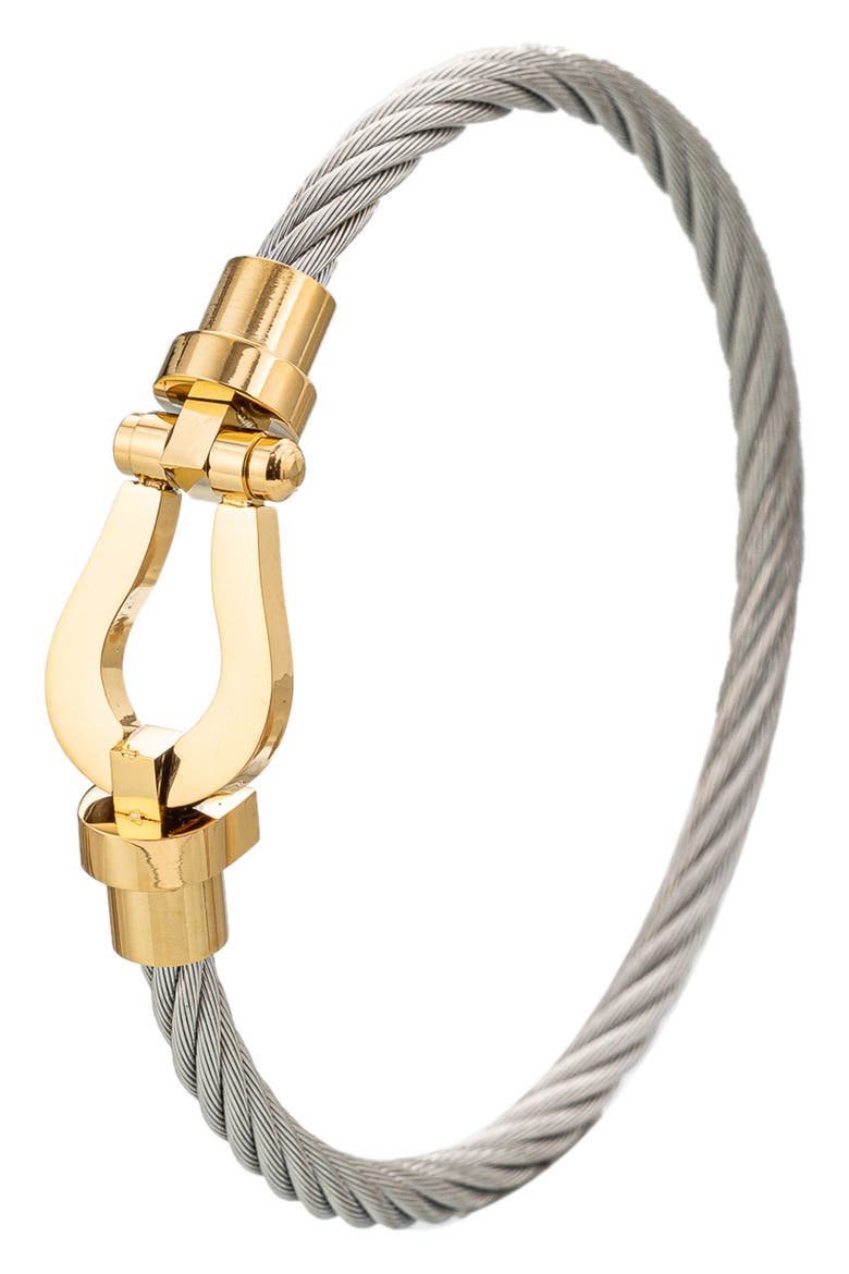 Men's Sebastian Titanium Bracelet, Alternate, color, SILVER