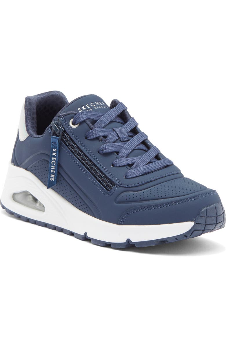 SKECHERS Kids' Uno Gen1 Zip Sneaker, Main, color, Navy