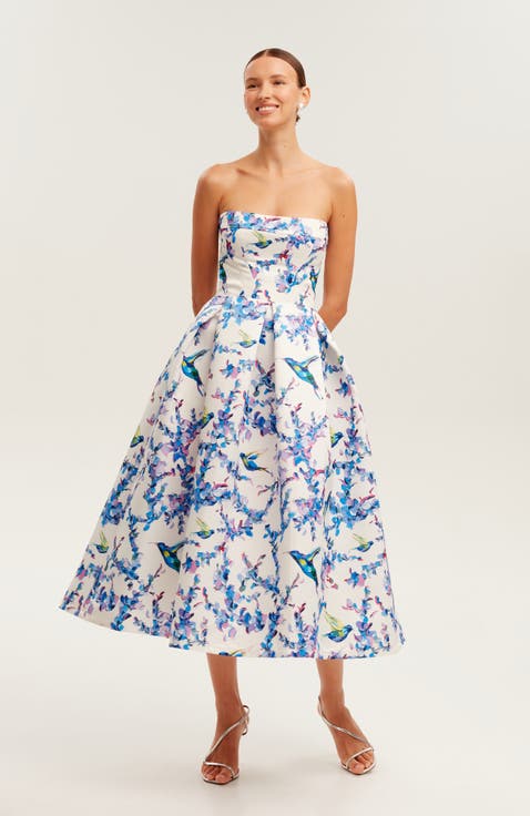 Corset Midi Formal Occasion Dress