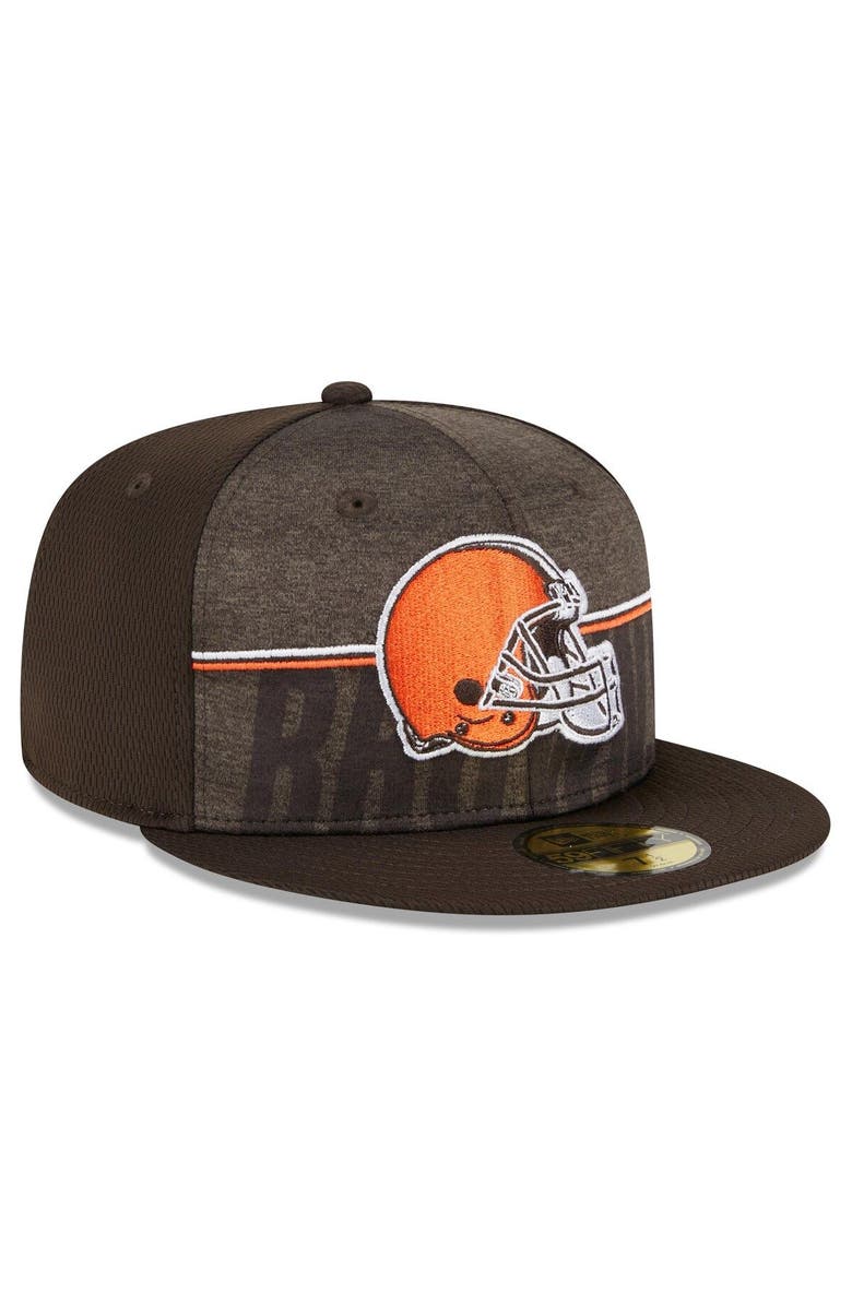 New Era Men's New Era Brown Cleveland Browns 2023 NFL Training Camp 59FIFTY Fitted Hat, Alternate, color, 