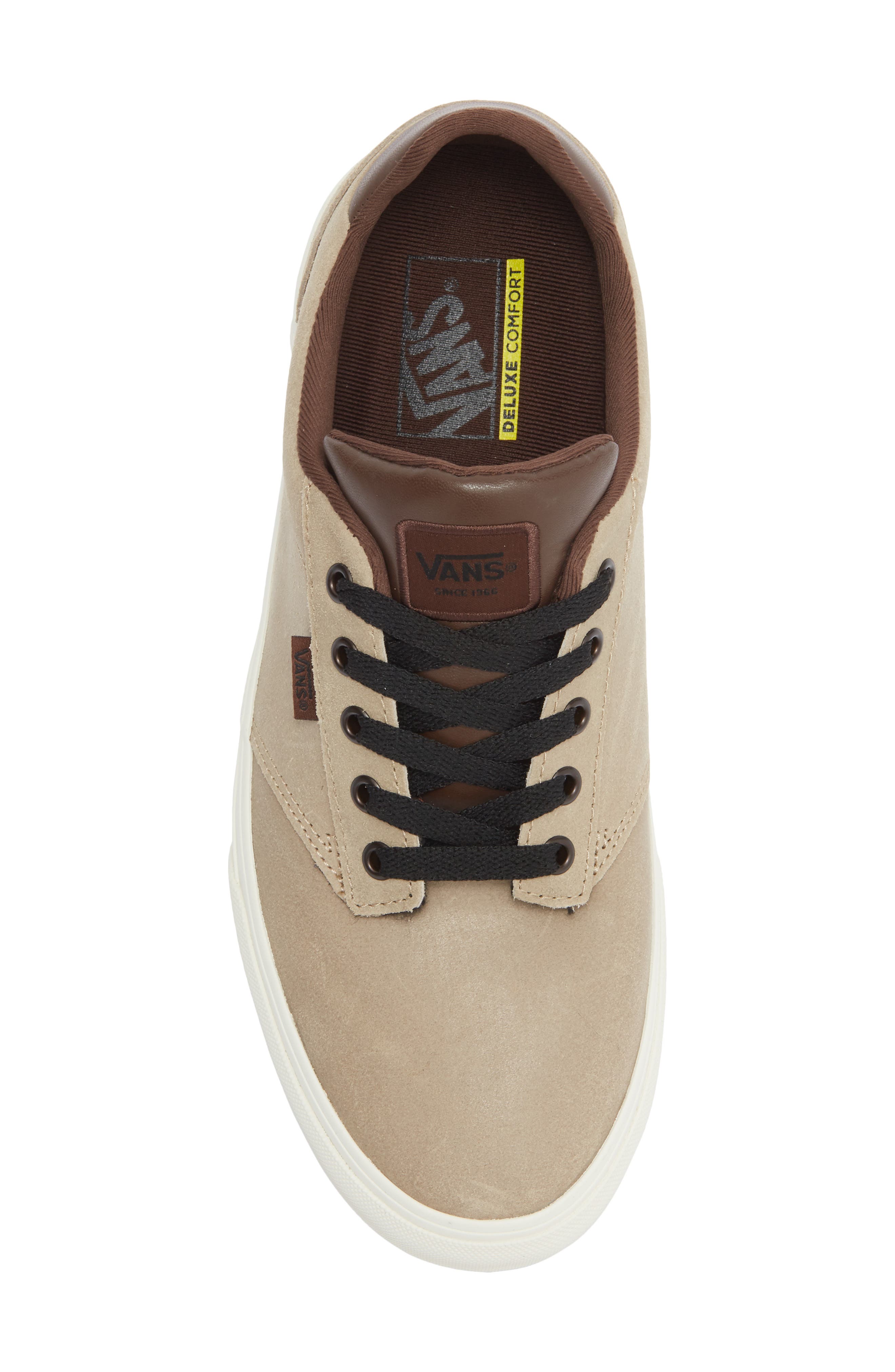 Atwood Leather Sneaker, Alternate, color, BROWN BROWN