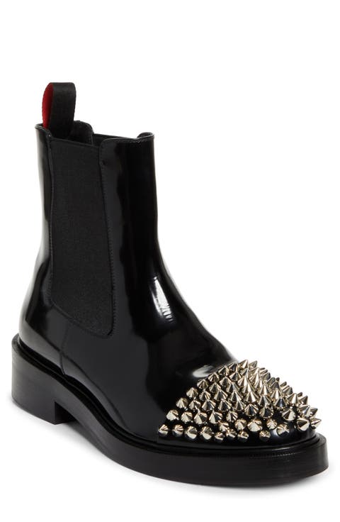 Battersea Spiked Cap Toe Chelsea Boot (Men)