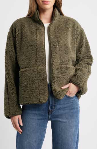 Caslon® Faux Shearling Jacket