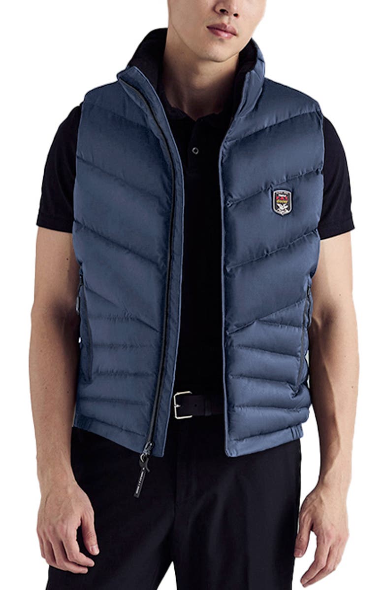 Triple F.A.T. Goose Andrus Men
s Puffer Down Vest, Main, color, Navy