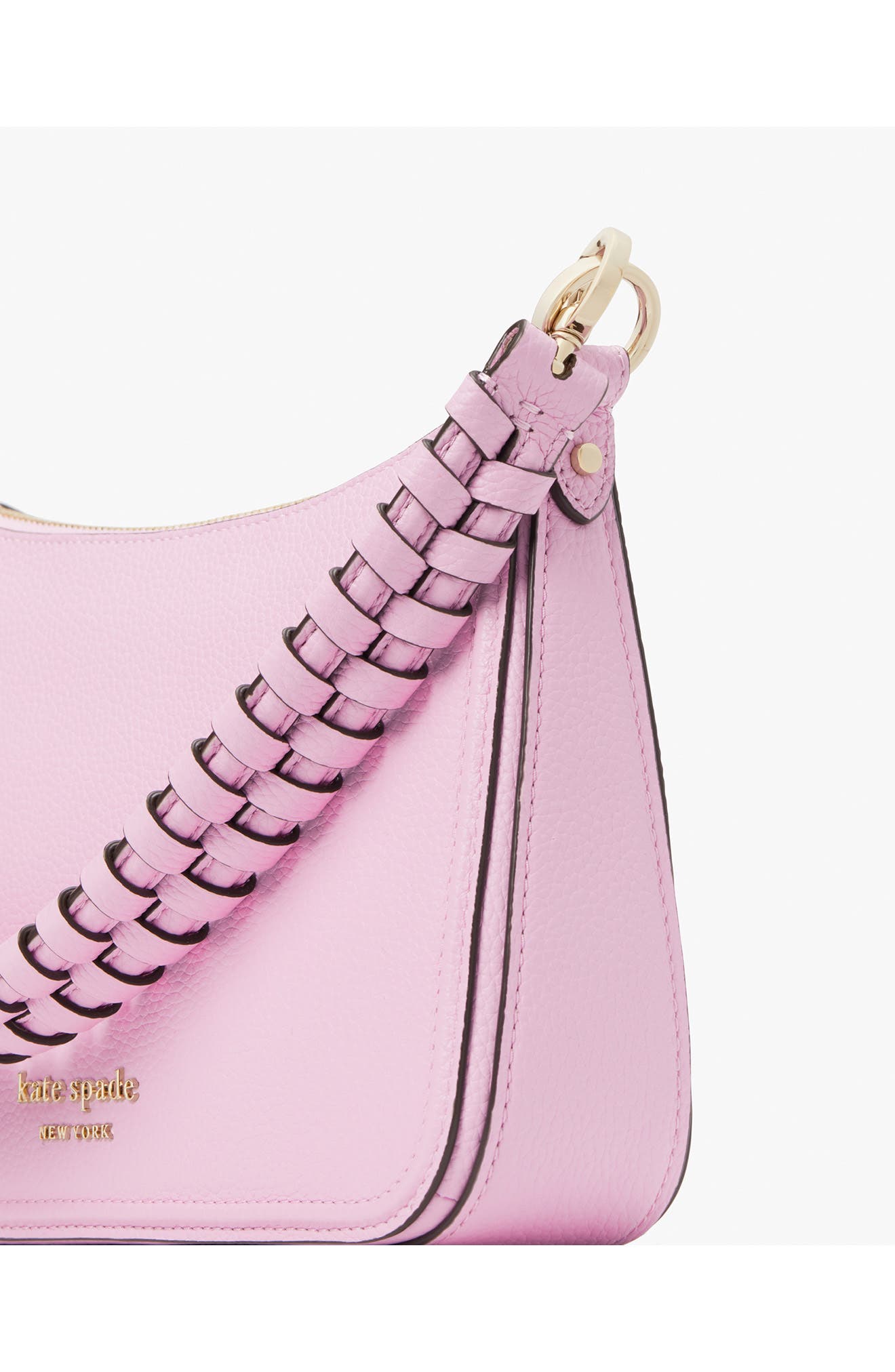 Kate Spade New York Medium Hudson Pebble Leather Shoulder Bag, Alternate, color, 