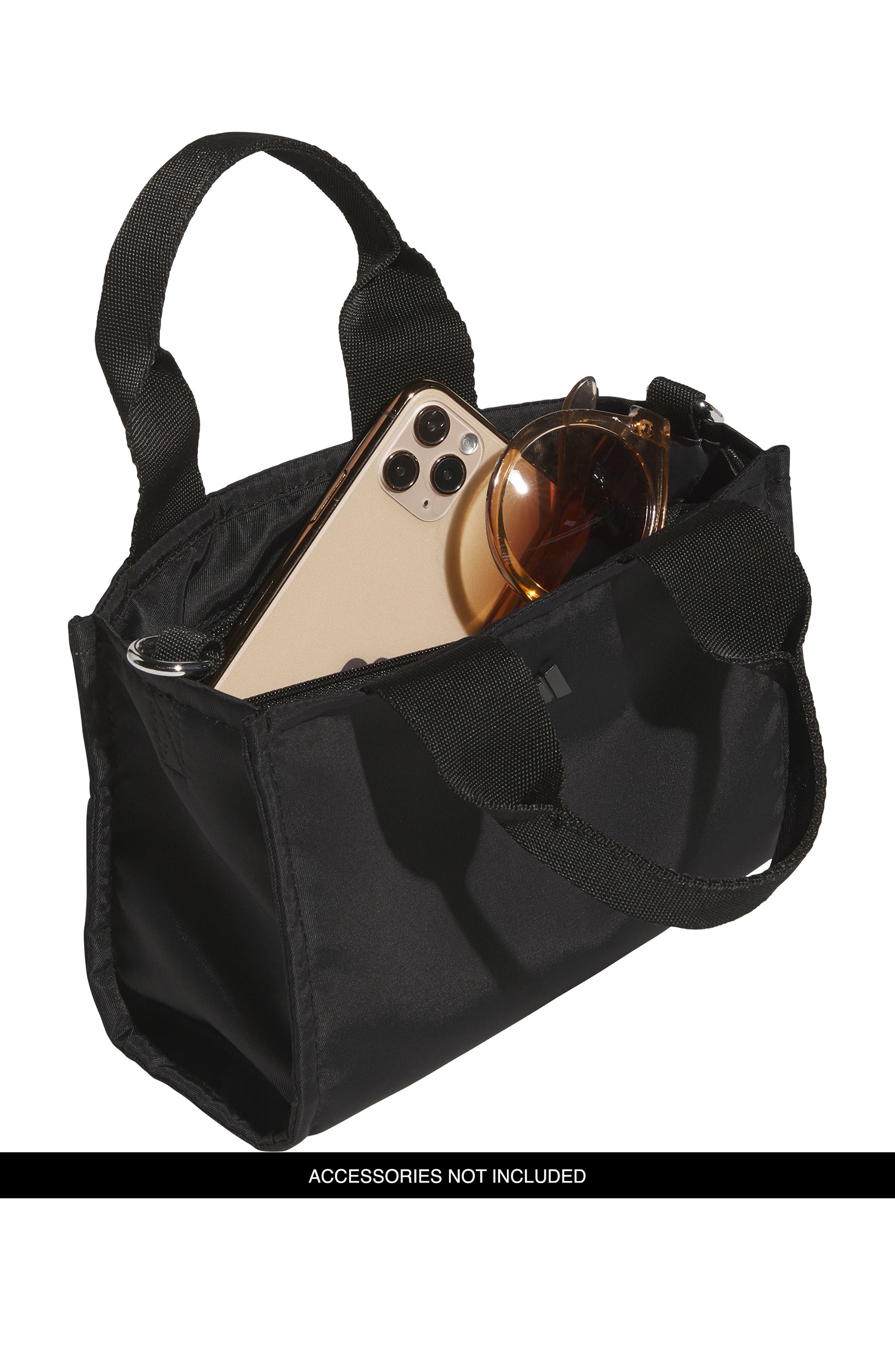 adidas Micro Mini Tote, Alternate, color, Black