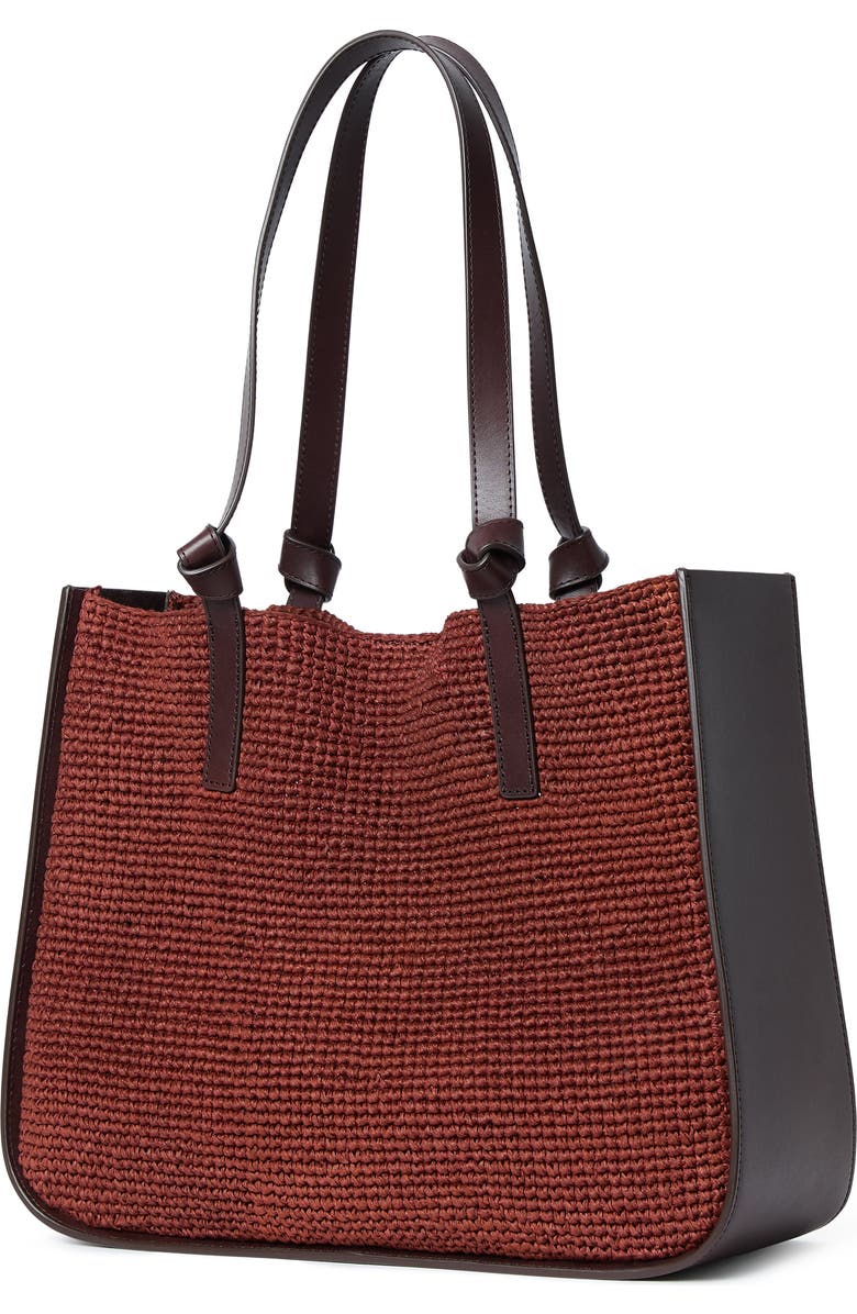 Loeffler Randall Turned Out Tote Bag, Alternate, color, Espresso/ Chestnut