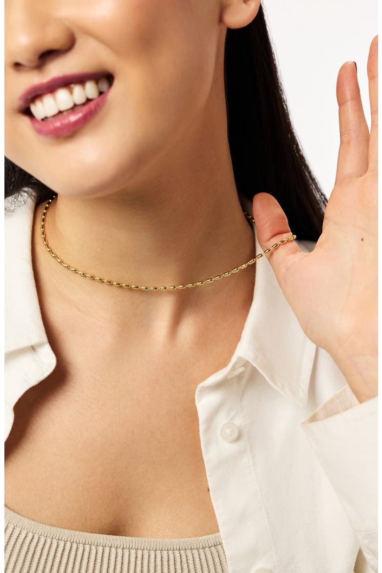 Ball Chain Necklace - Capri, Alternate, color, Gold