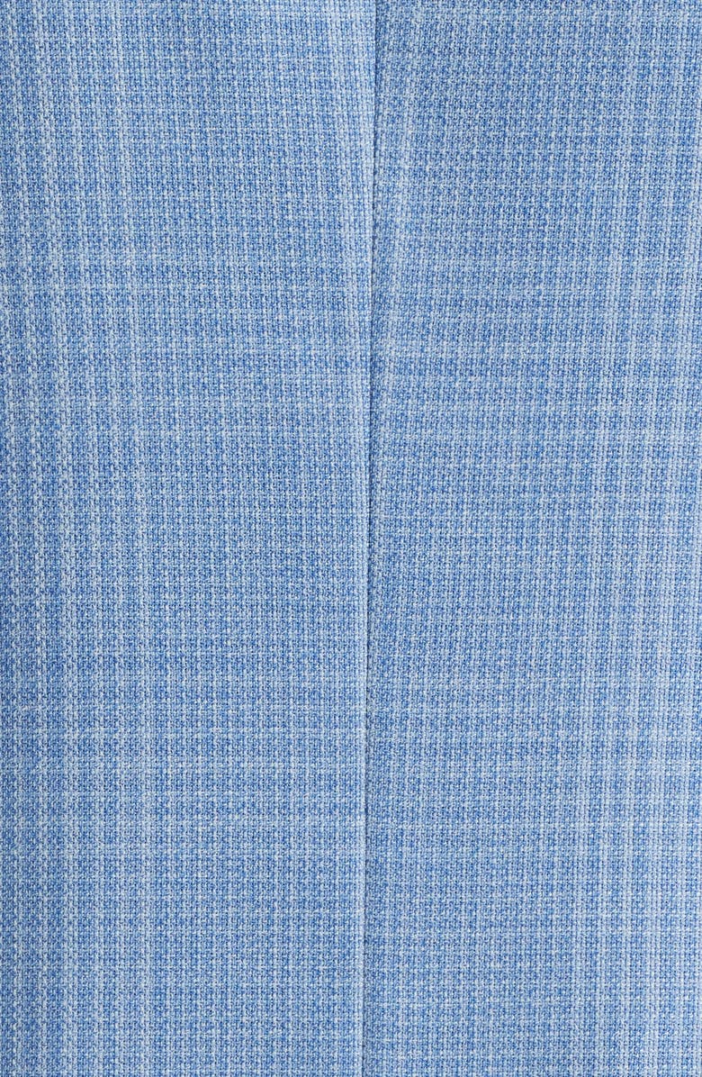 John Varvatos Star USA Bleecker Windowpane Plaid Wool Blend Sport Coat, Alternate, color, Light Blue