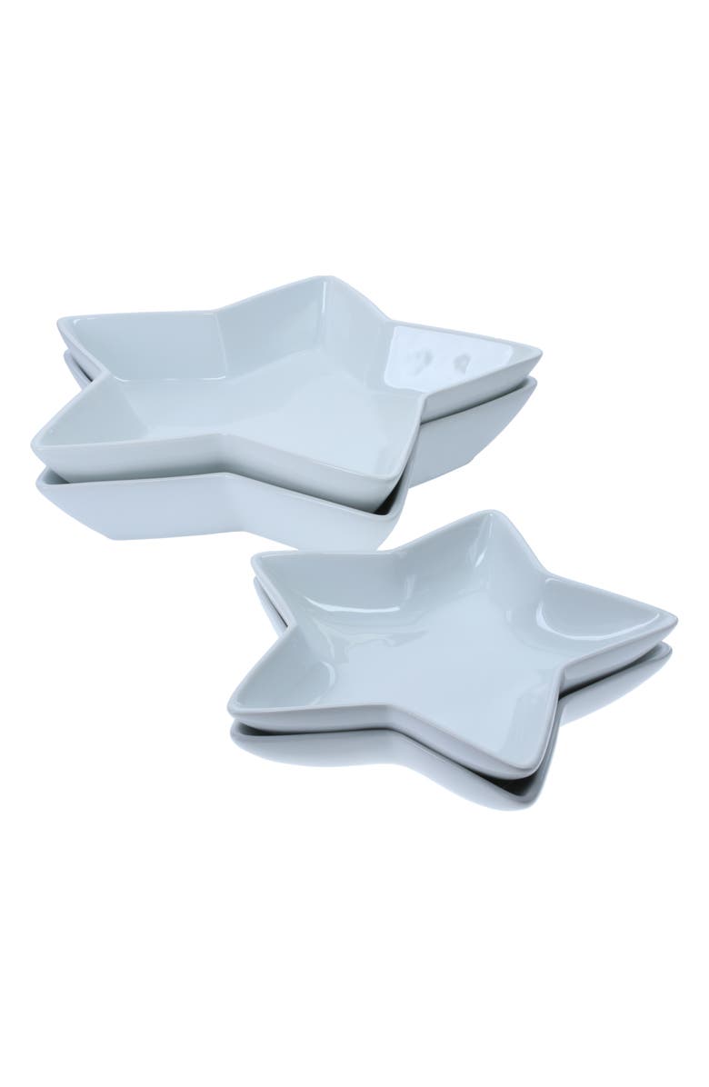 BIA Cordon Bleu Assorted 4-Piece Star Bowls, Main, color, White