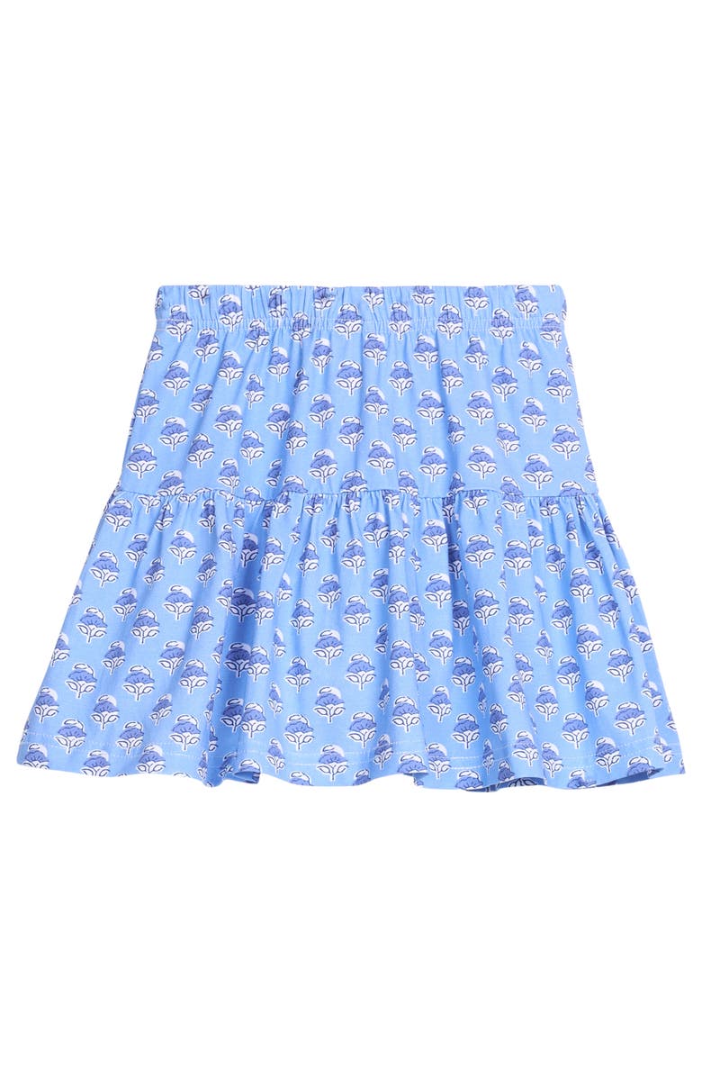 BISBY Kids' Floral Sally Skort, Alternate, color, Cornflower Block Print