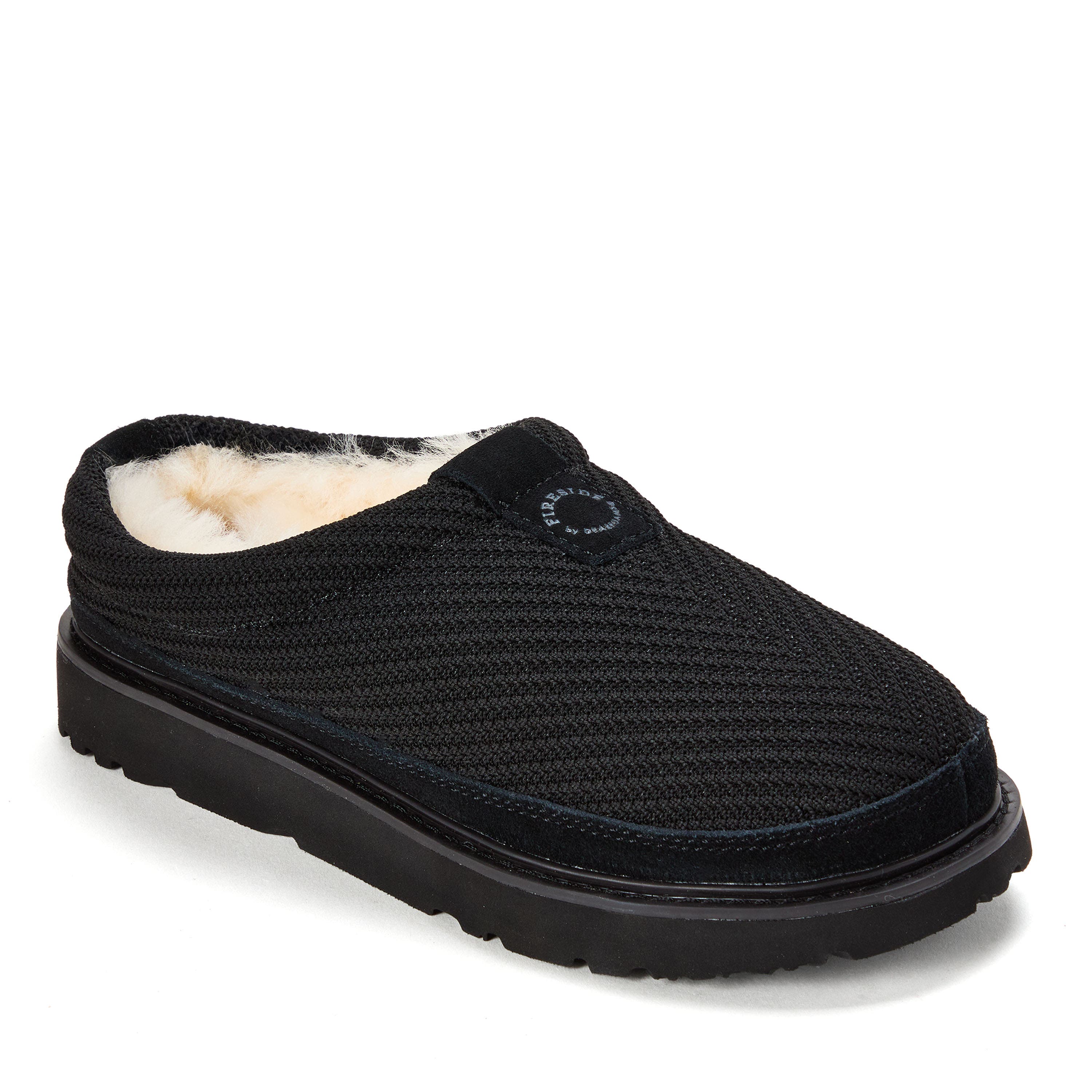 Fireside Allday Greta Knit Water Repellent Clog, Main, color, Black