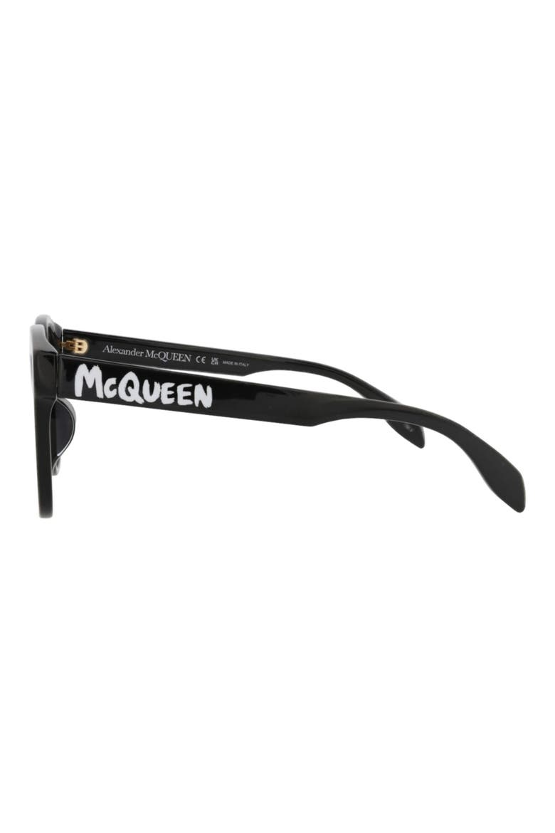 56mm Square Sunglasses, Alternate, color, BLACK BLACK GREY