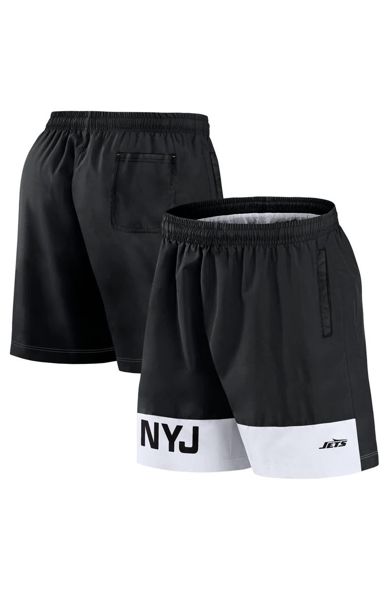 FANATICS Men's Fanatics Black New York Jets Elements Shorts, Main, color, Black