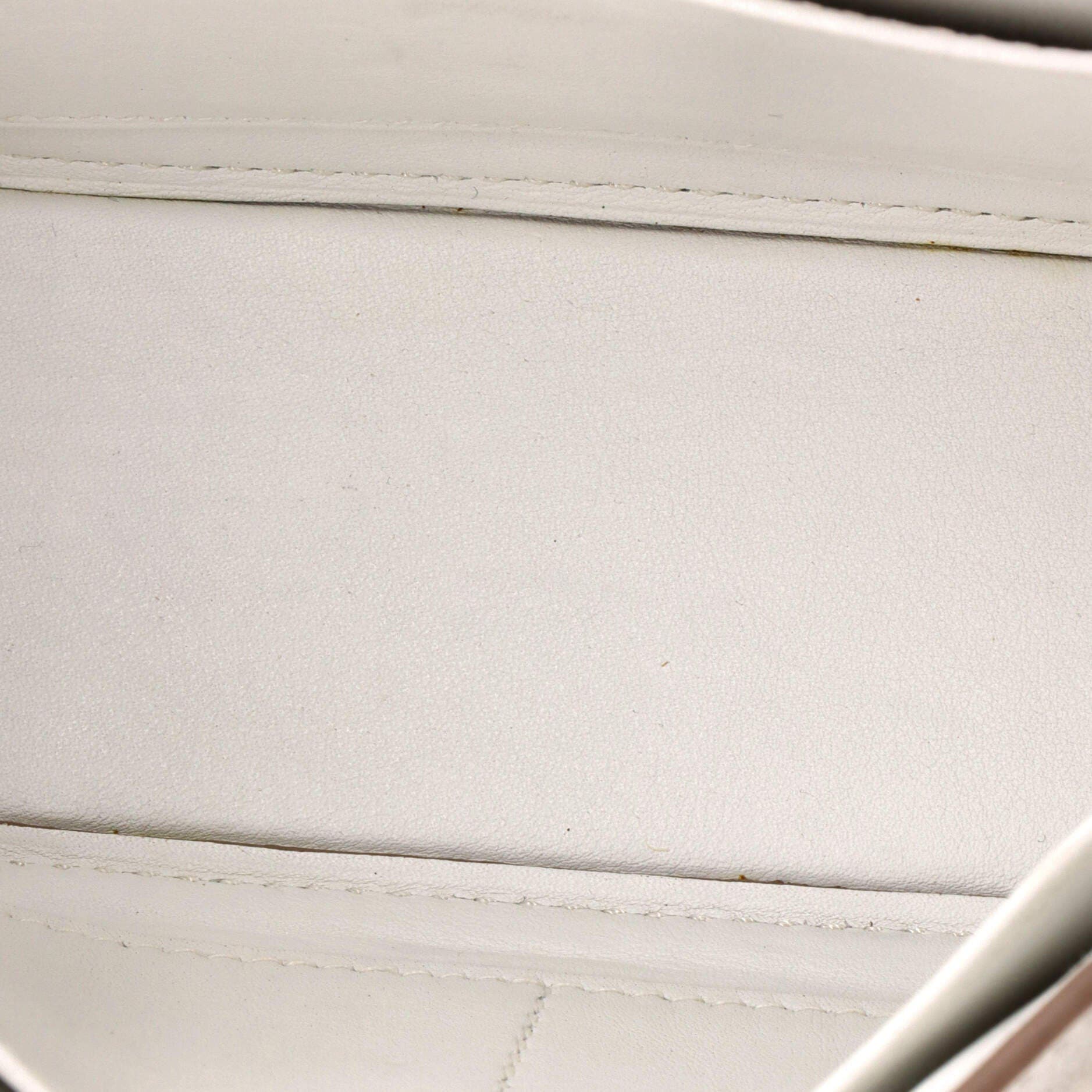 Pre-Owned Hermes Geta Bag Chevre Mysore, Alternate, color, Gris Pale