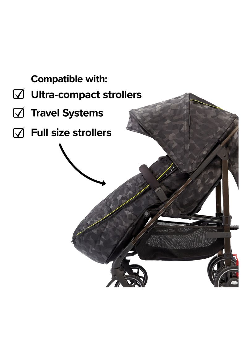 Universal All Weather Footmuff, Alternate, color, BLACK CAMO