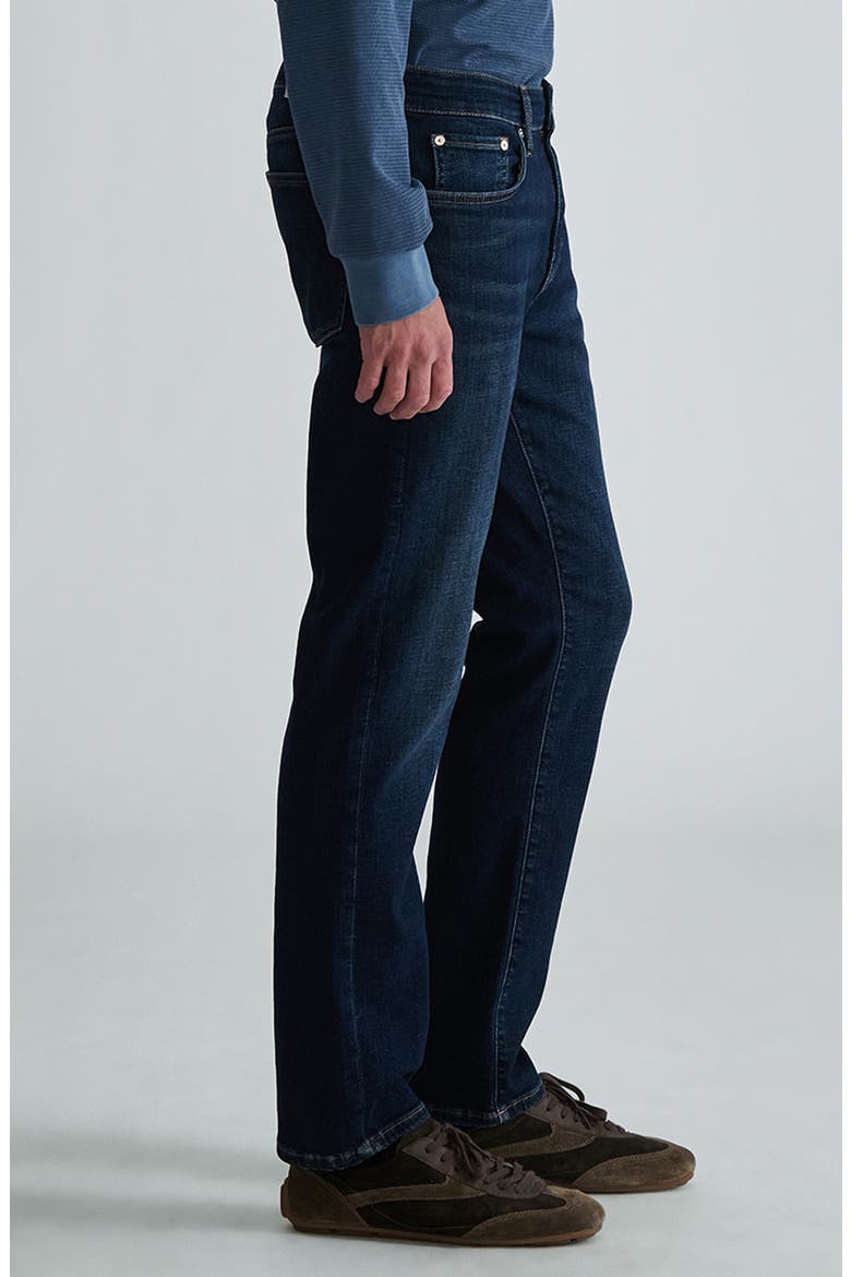 Zach Straight Leg Jeans, Alternate, color, DEEP BRUSHED CLASSIC