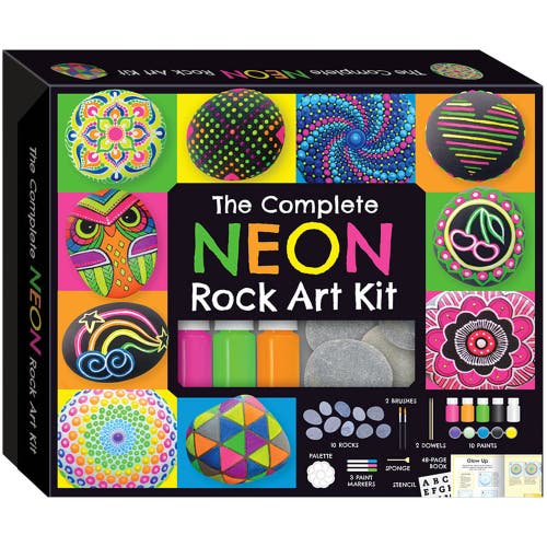 Craft Maker Neon DIY Rock Painting Kit in Multicolored  product